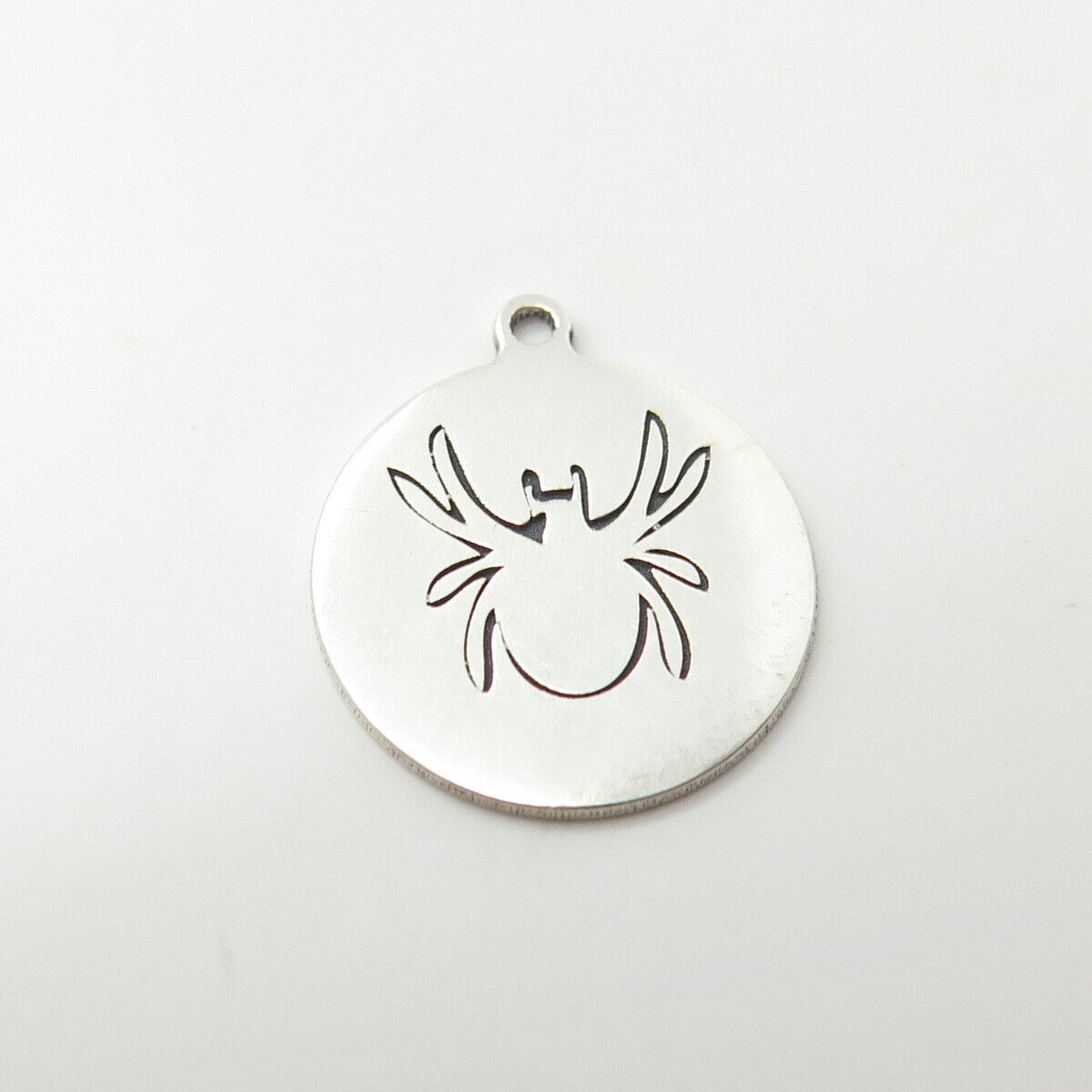 925 Sterling Silver USA Two In Town Crab Charm Pendant