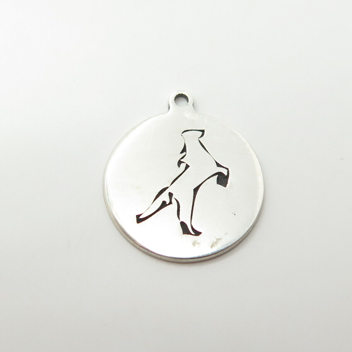 925 Sterling Silver USA Two In Town Frisky Horse Charm Pendant