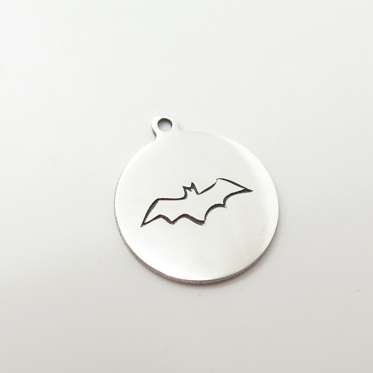 925 Sterling Silver USA Two In Town Bat Charm Pendant