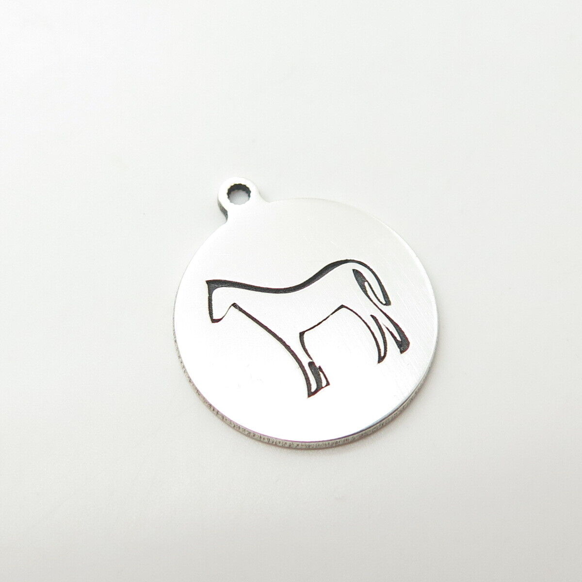 925 Sterling Silver USA Two In Town Horse Charm Pendant