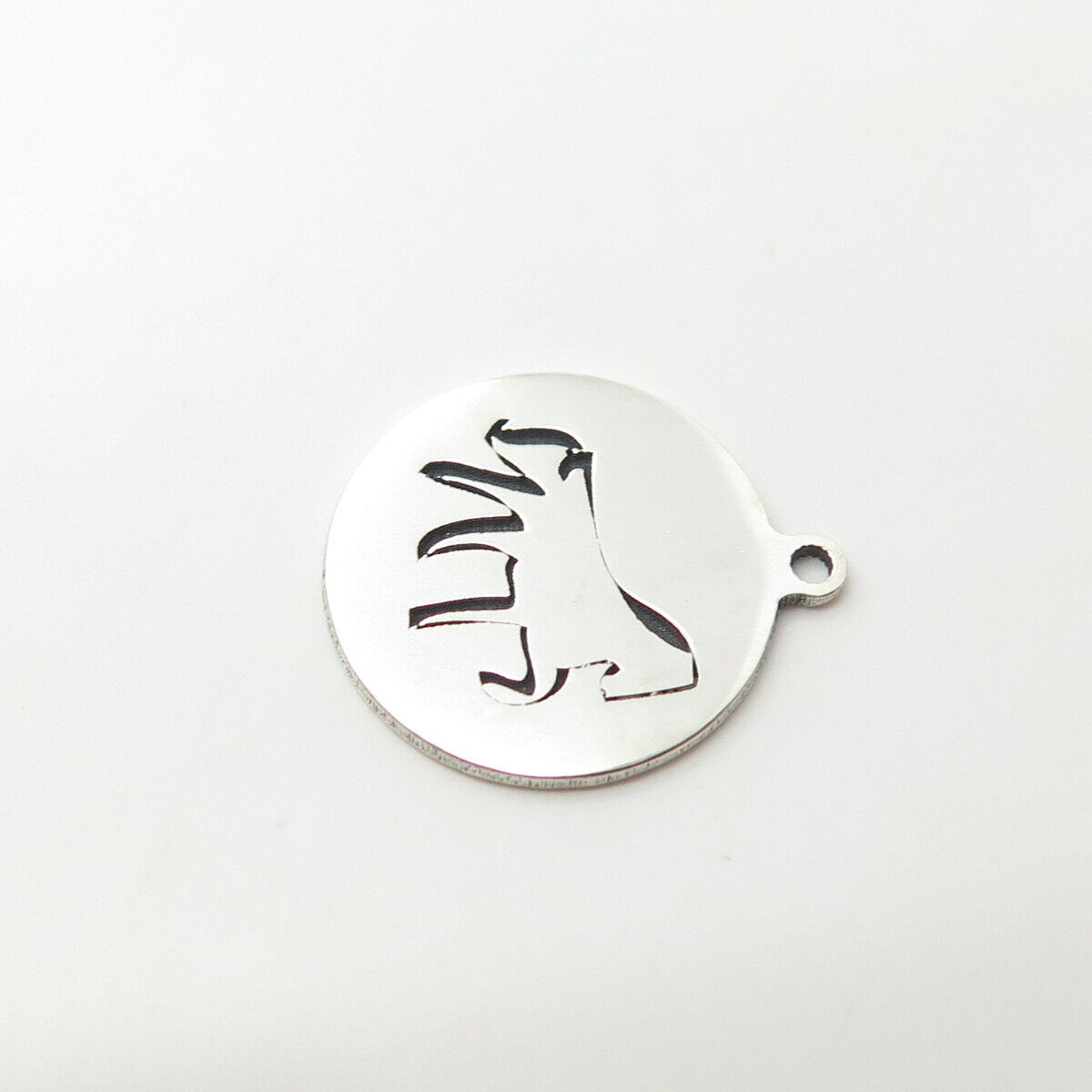 925 Sterling Silver USA Two In Town Horse Charm Pendant