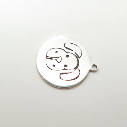 925 Sterling Silver USA Two In Town Dog Charm Pendant