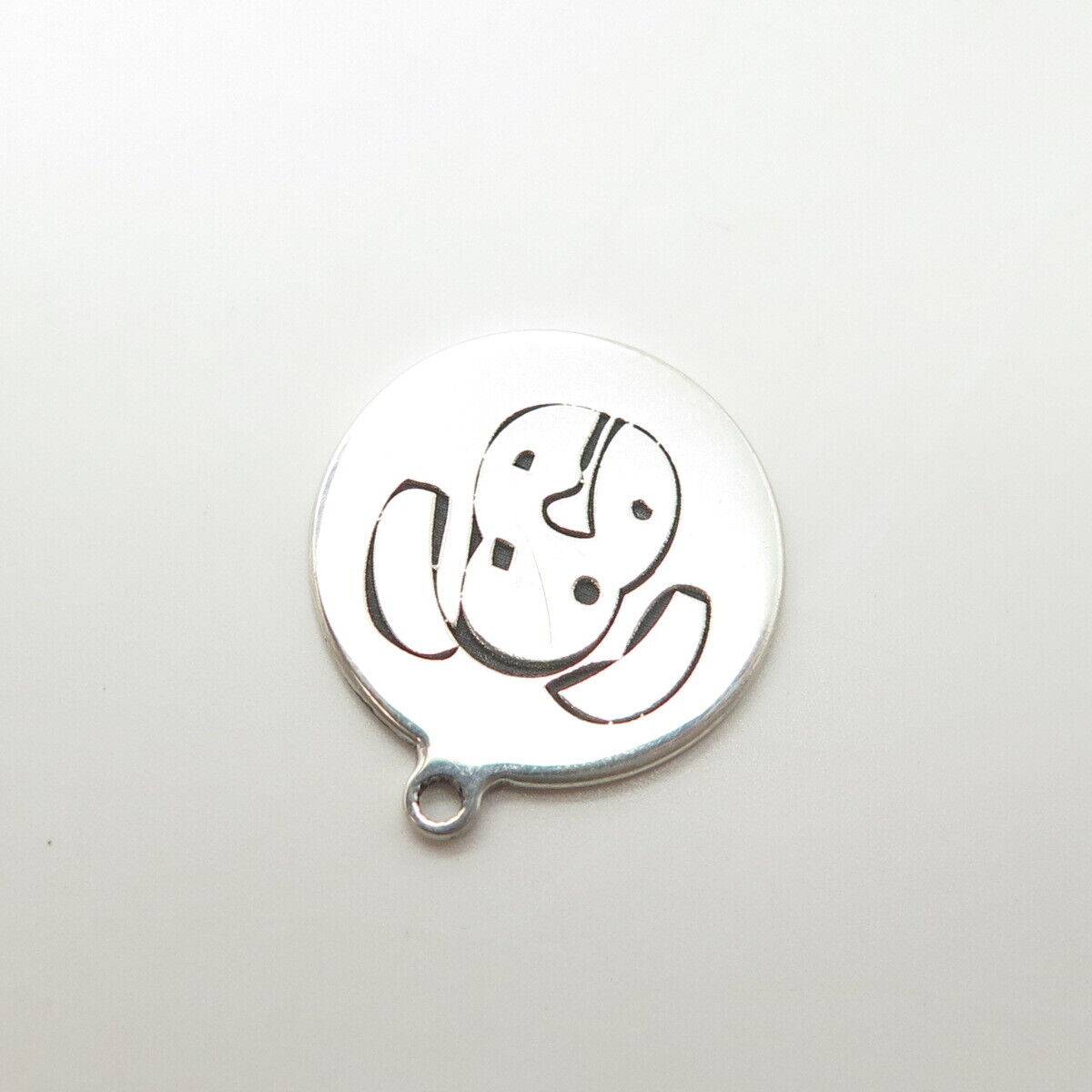 925 Sterling Silver USA Two In Town Dog Charm Pendant