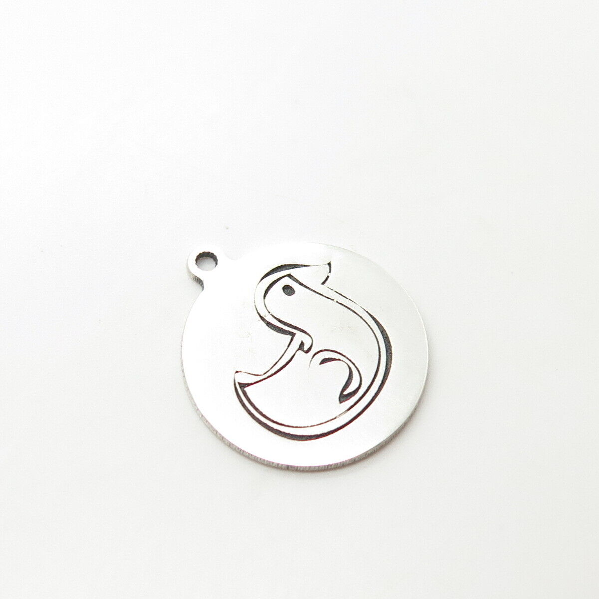 925 Sterling Silver USA Two In Town Duck Charm Pendant