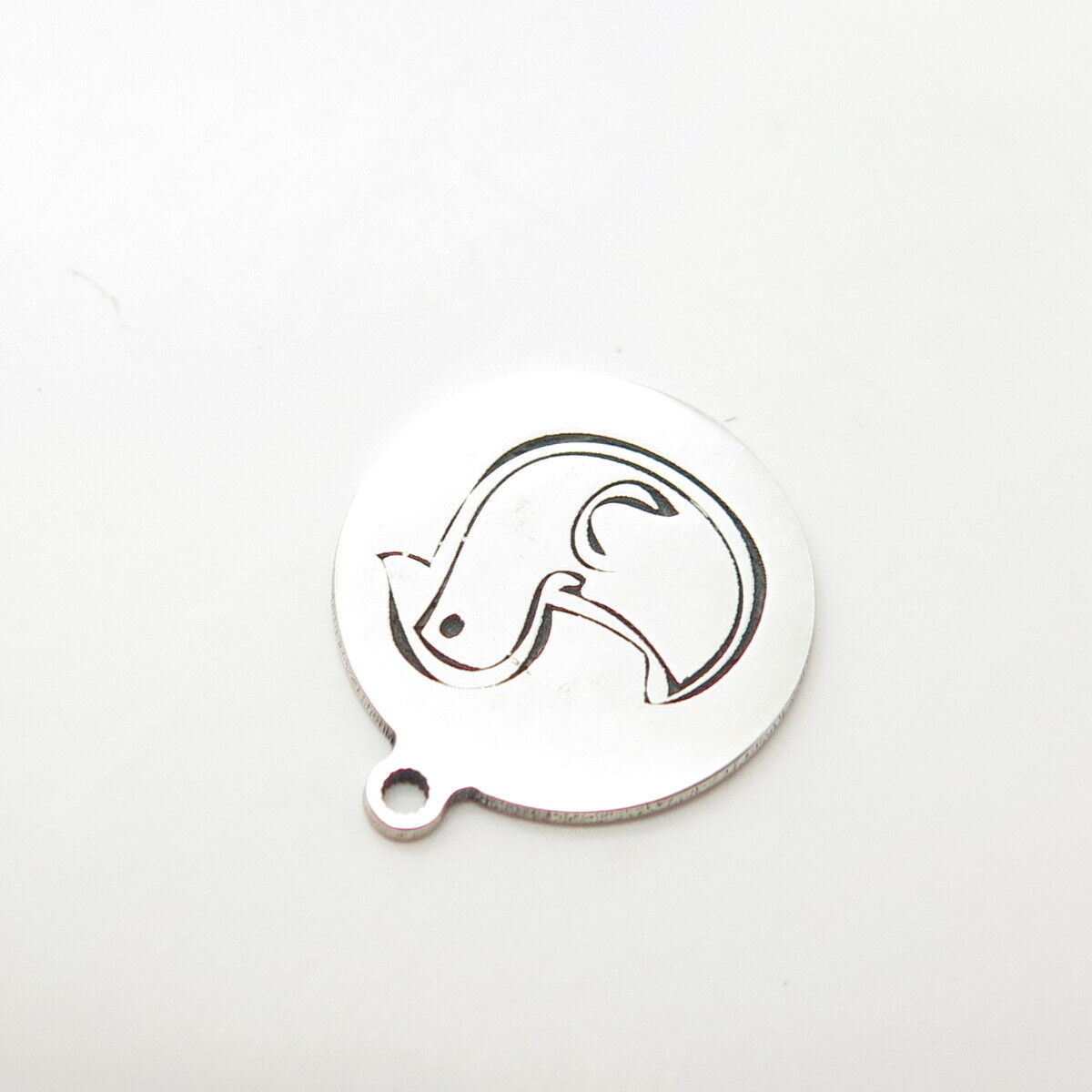 925 Sterling Silver USA Two In Town Duck Charm Pendant