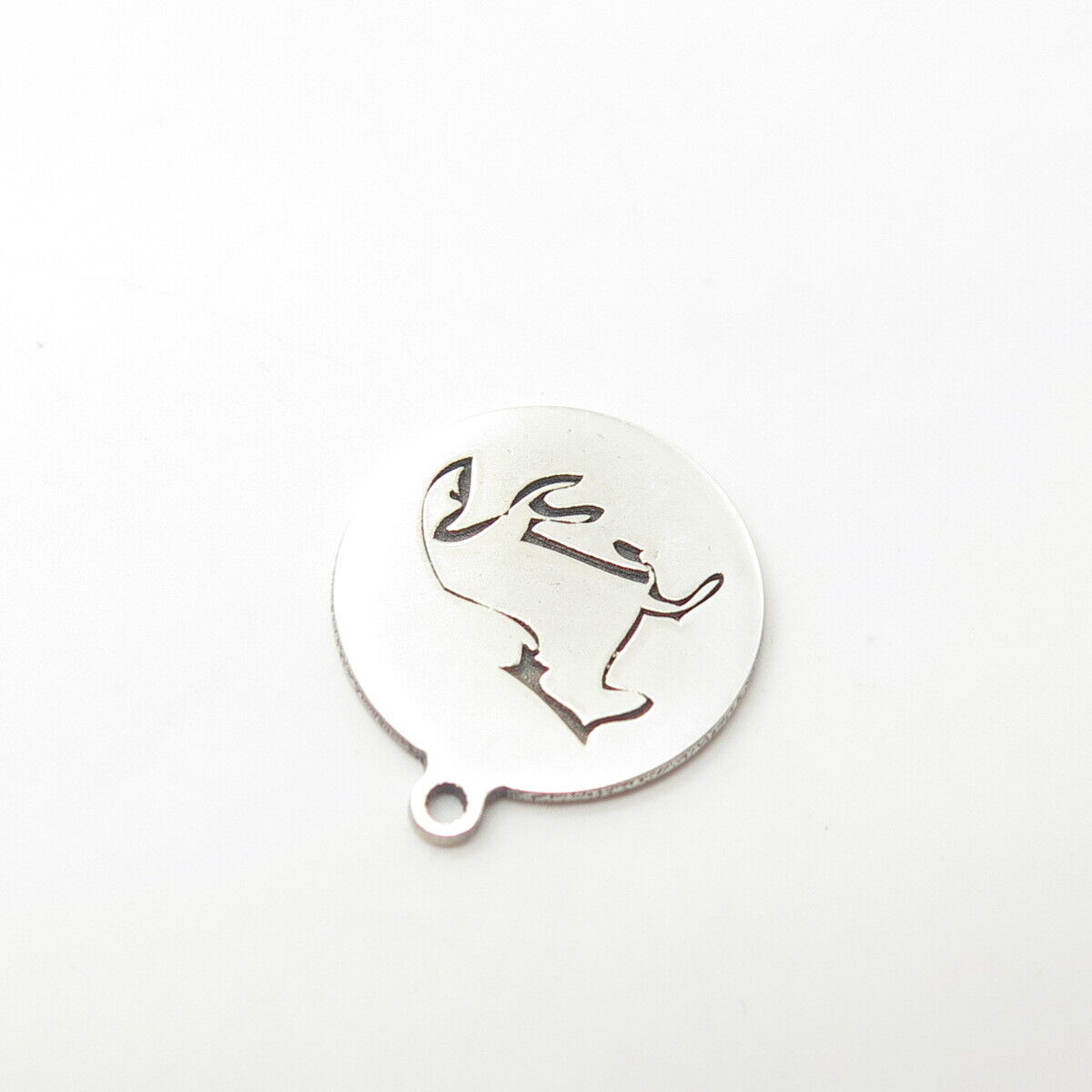 925 Sterling Silver USA Two In Town Frisky Horse Charm Pendant