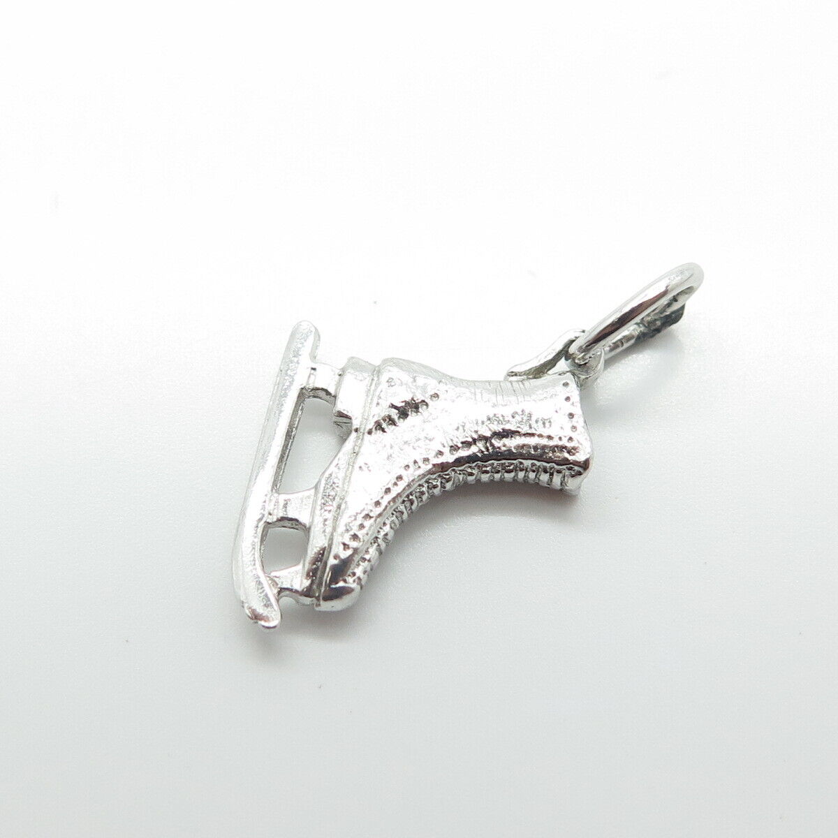 925 Sterling Silver Vintage Rembrandt Ice-Skating Shoe Charm Pendant