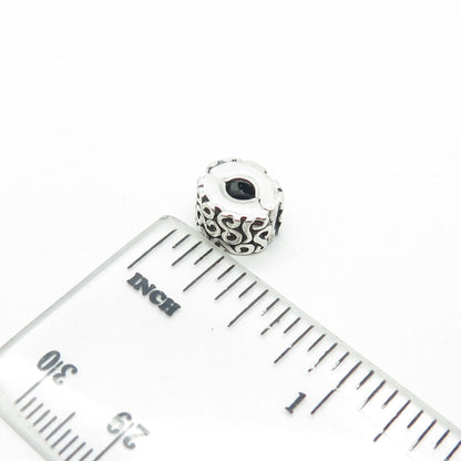 925 Sterling Silver Pandora Swirl Bead Charm