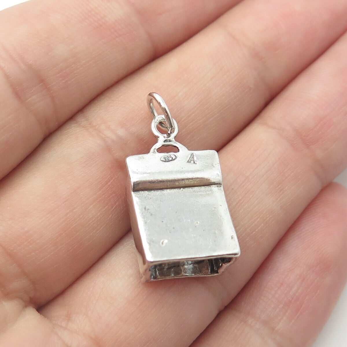 925 Sterling Silver Vintage Dresser / Commode / Drawer Charm Pendant