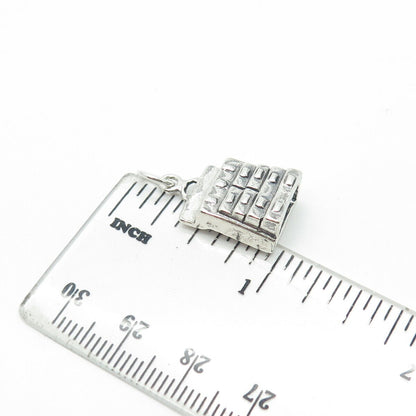 925 Sterling Silver Vintage Dresser / Commode / Drawer Charm Pendant