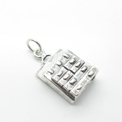 925 Sterling Silver Vintage Dresser / Commode / Drawer Charm Pendant