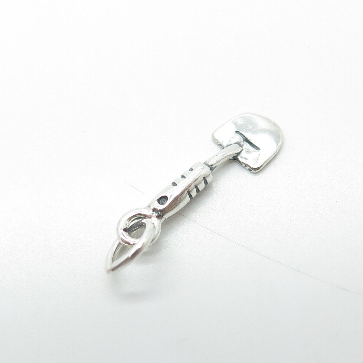 925 Sterling Silver Old Stock Shovel Charm Pendant