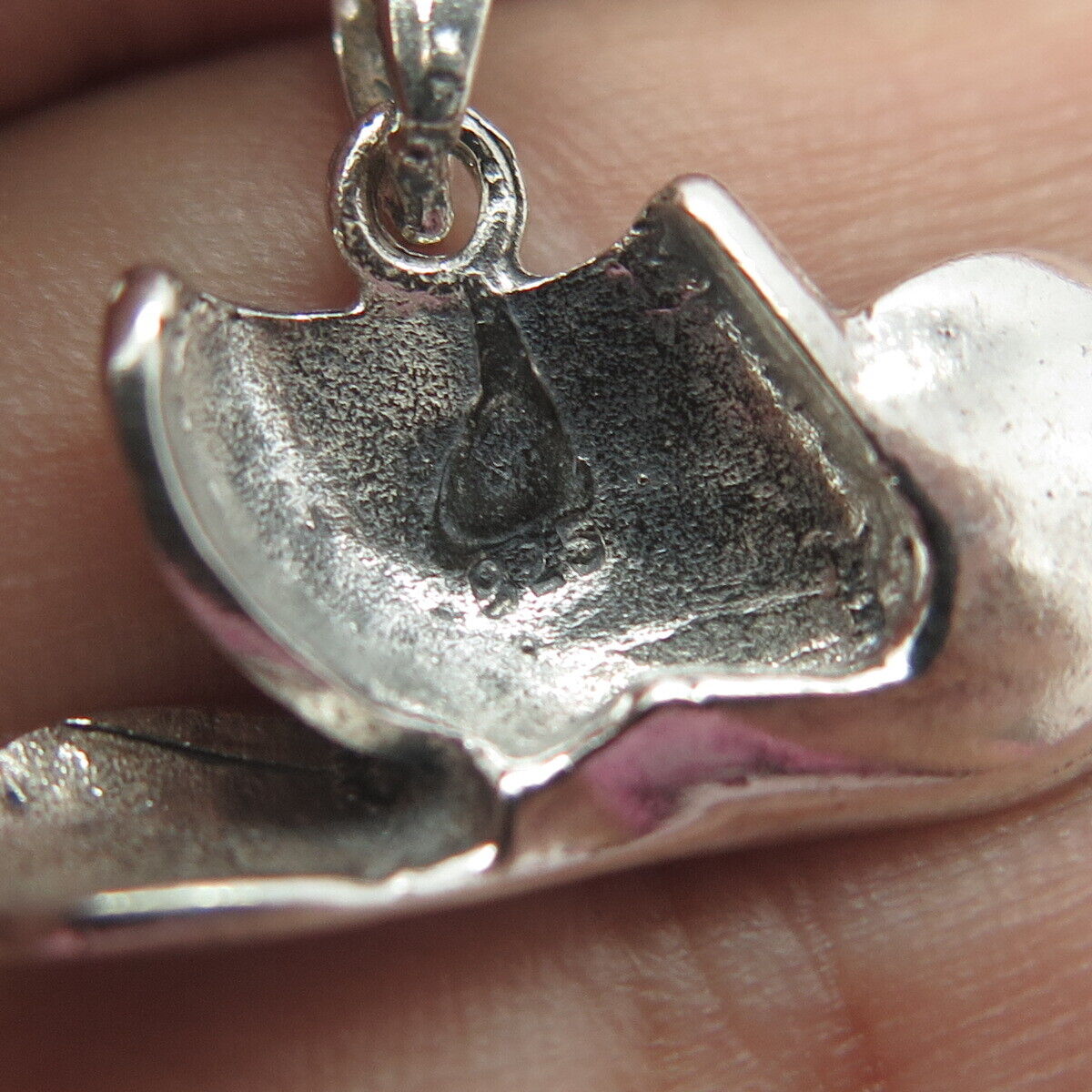 925 Sterling Silver Vintage Cowboy Hat Pendant