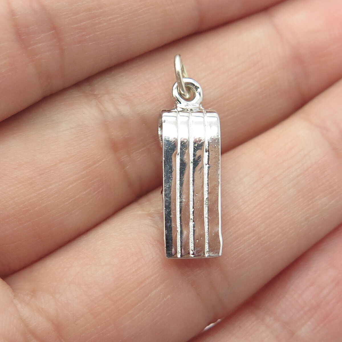 925 Sterling Silver Vintage Snow Sled Charm Pendant