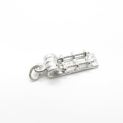 925 Sterling Silver Vintage Snow Sled Charm Pendant