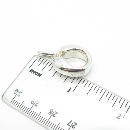 925 Sterling Silver Vintage Indaba Letter "U" Initial Pendant B37