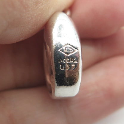 925 Sterling Silver Vintage Indaba Letter "U" Initial Pendant B37