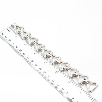 925 Sterling Silver Rare Link Bracelet 6.75"