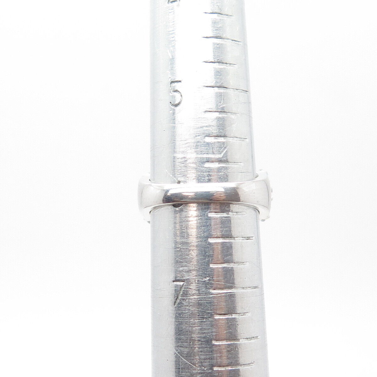 925 Sterling Silver Pave C Z Ring Size 6.25