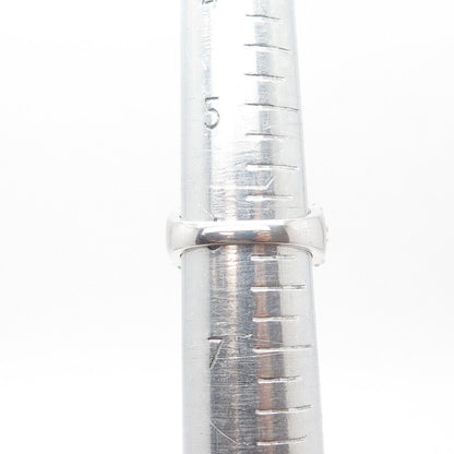 925 Sterling Silver Pave C Z Ring Size 6.25