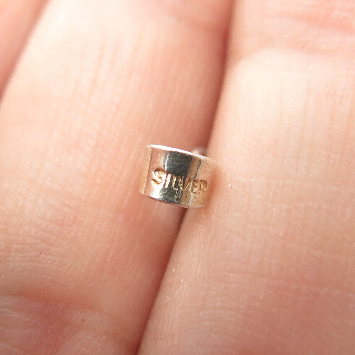 925 Sterling Silver 2-Tone Vintage Textured Asian Luck Coin Pendant