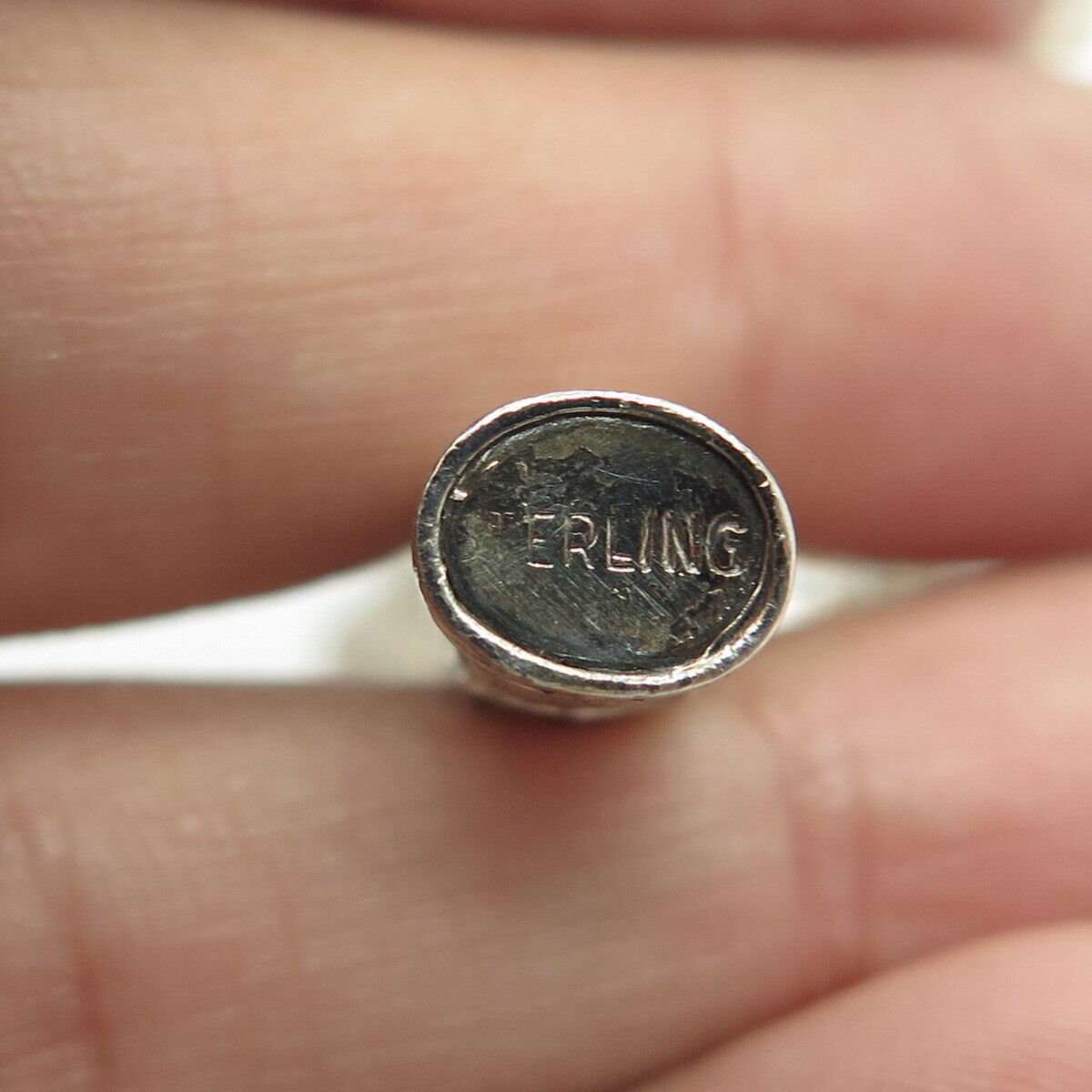 925 Sterling Silver Antique Art Deco Mexico Assorted Charms Heavy Bracelet 6.75"