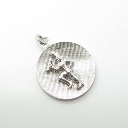 925 Sterling Silver Vintage Royal Drum Dancer on Parade Pendant