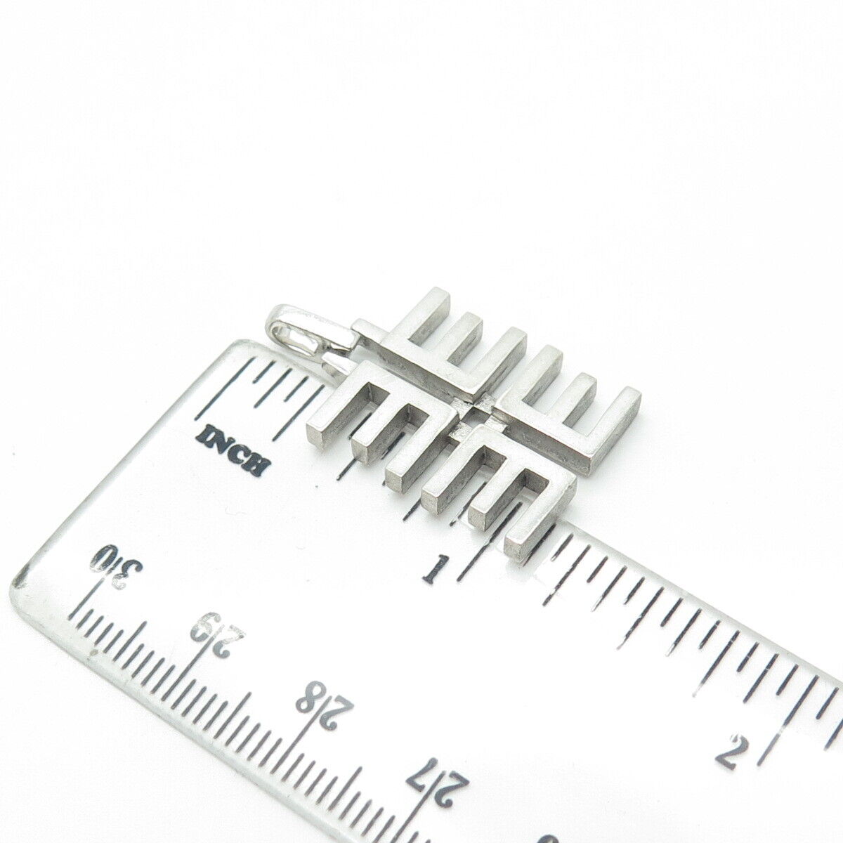 925 Sterling Silver Modernist Pendant