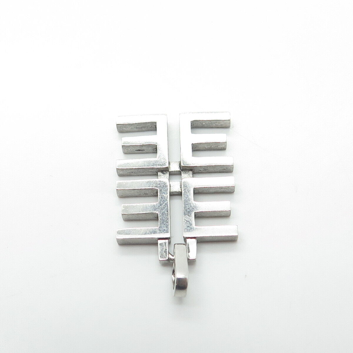 925 Sterling Silver Modernist Pendant