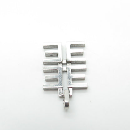 925 Sterling Silver Modernist Pendant