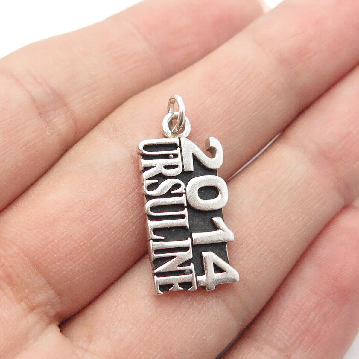 925 Sterling Silver 2014 Ursuline School / Collage / Academy Pendant