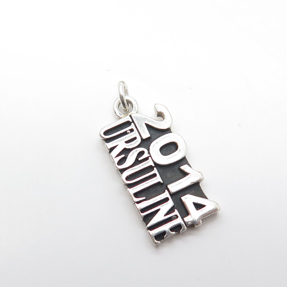 925 Sterling Silver 2014 Ursuline School / Collage / Academy Pendant