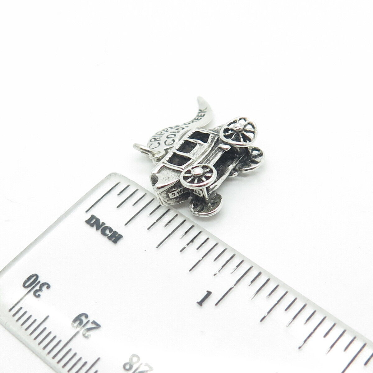 Pacific Jewelry Co 925 Sterling Silver Cripple Creek Carriage Charm Pendant