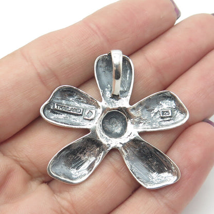 SILPADA 925 Sterling Silver Vintage Daisy Flower Pendant