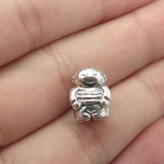 PANDORA 925 Sterling Silver Pandora Precious Boy Bead Charm