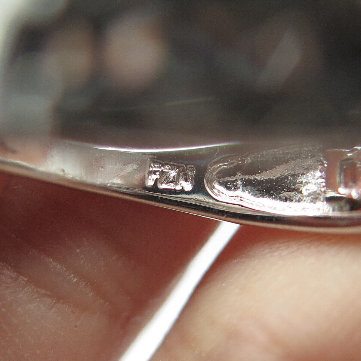 925 Sterling Silver Multi-C Z Heart Ring Size 8