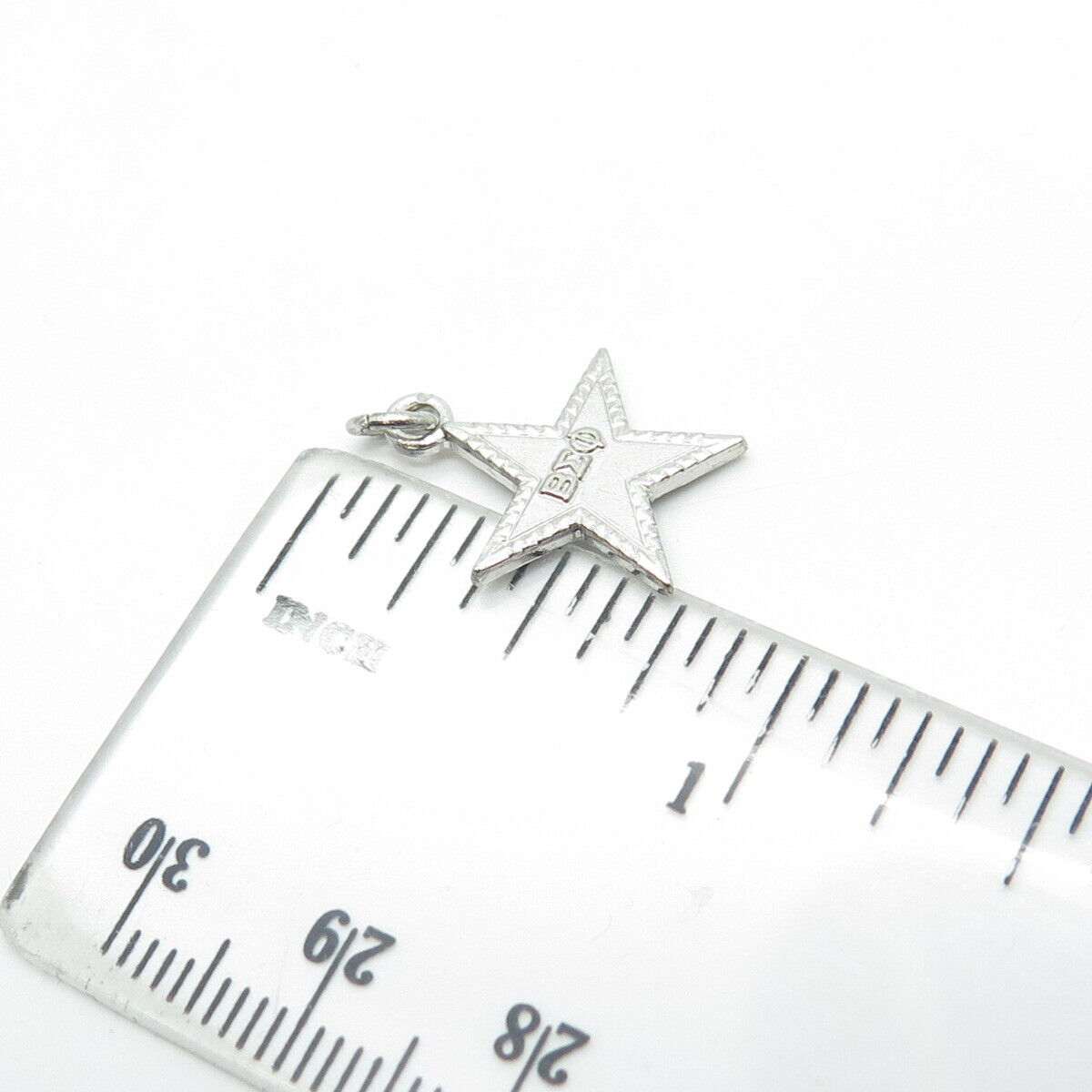 925 Sterling Silver Vintage 1961 Founder's Day Greek Letter Star Charm Pendant