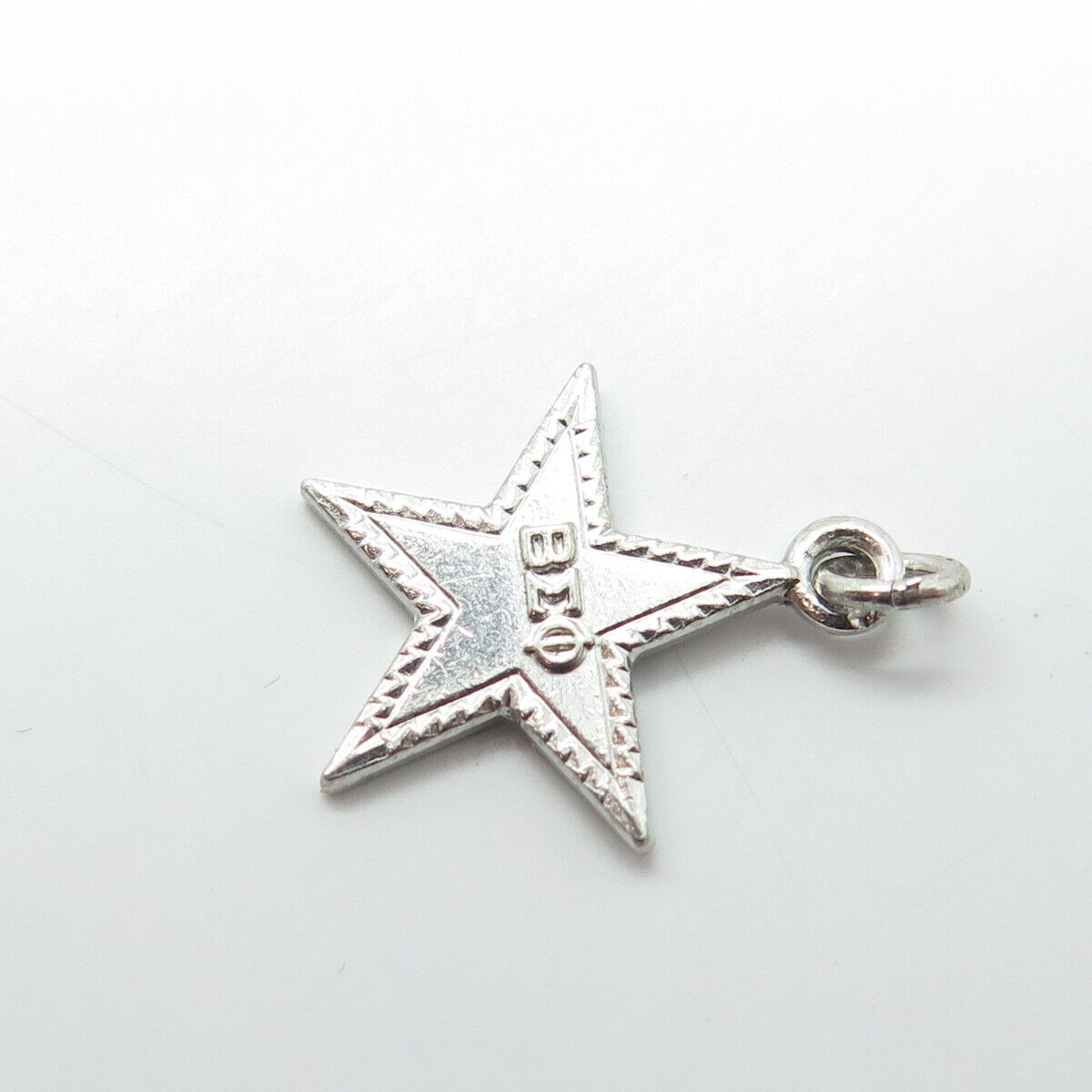 925 Sterling Silver Vintage 1961 Founder's Day Greek Letter Star Charm Pendant