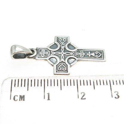 SHANORE 925 Sterling Silver Vintage Celtic Cross Pendant