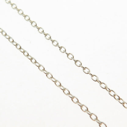 925 Sterling Silver Italy Cable Chain Necklace 20"