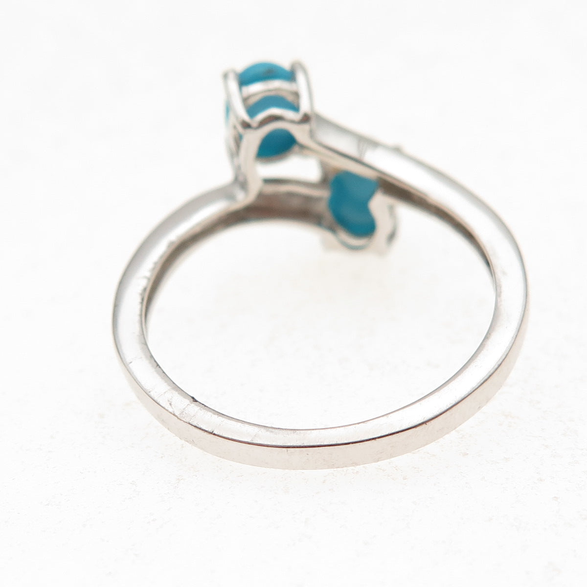 Chuck Clemency 925 Sterling Silver Real Sleeping Beauty Turquoise Ring Size 8