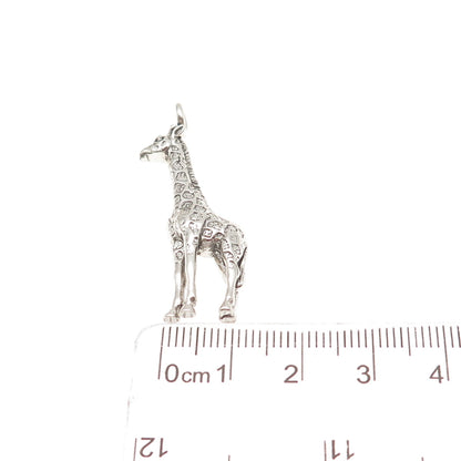 Carol Felley 925 Sterling Silver Vintage 1991 Giraffe Oxidized Pendant