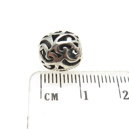 CHAMILIA 925 Sterling Silver Ornate Bead Charm