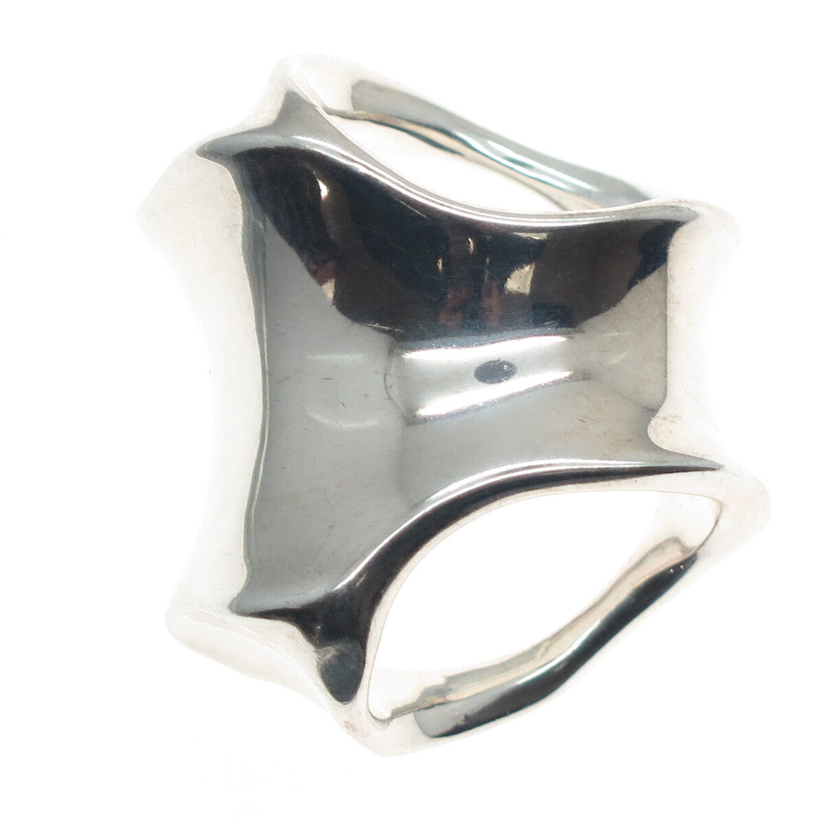 ROBERT LEE MORRIS 925 Sterling Silver Vintage Modernist Slide Pendant