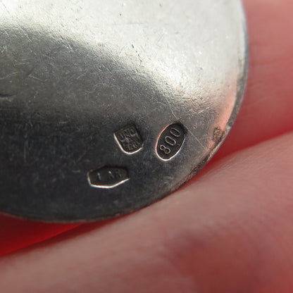 UNOAERRE 800 Silver Vintage Italy Pope John XXIII Minimalist Charm Pendant