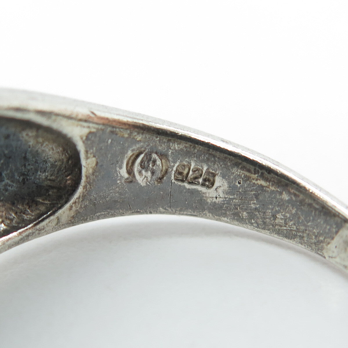 925 Sterling Silver Vintage Eagle Bird Ring Size 13.25