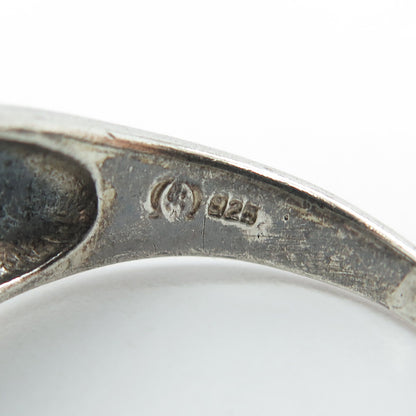 925 Sterling Silver Vintage Eagle Bird Ring Size 13.25