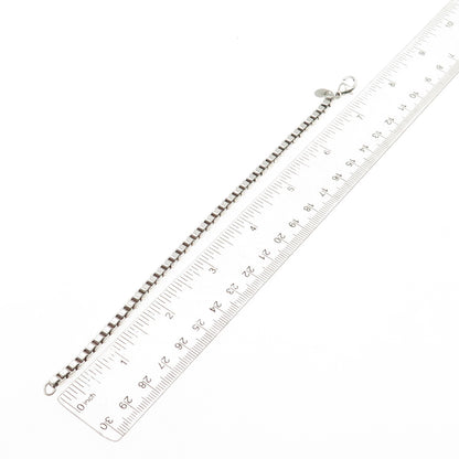 TIFFANY & CO. 925 Sterling Silver Vintage Venetian Link Bracelet 7.25"
