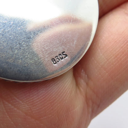 830S Silver Vintage Mainland Charm Pendant