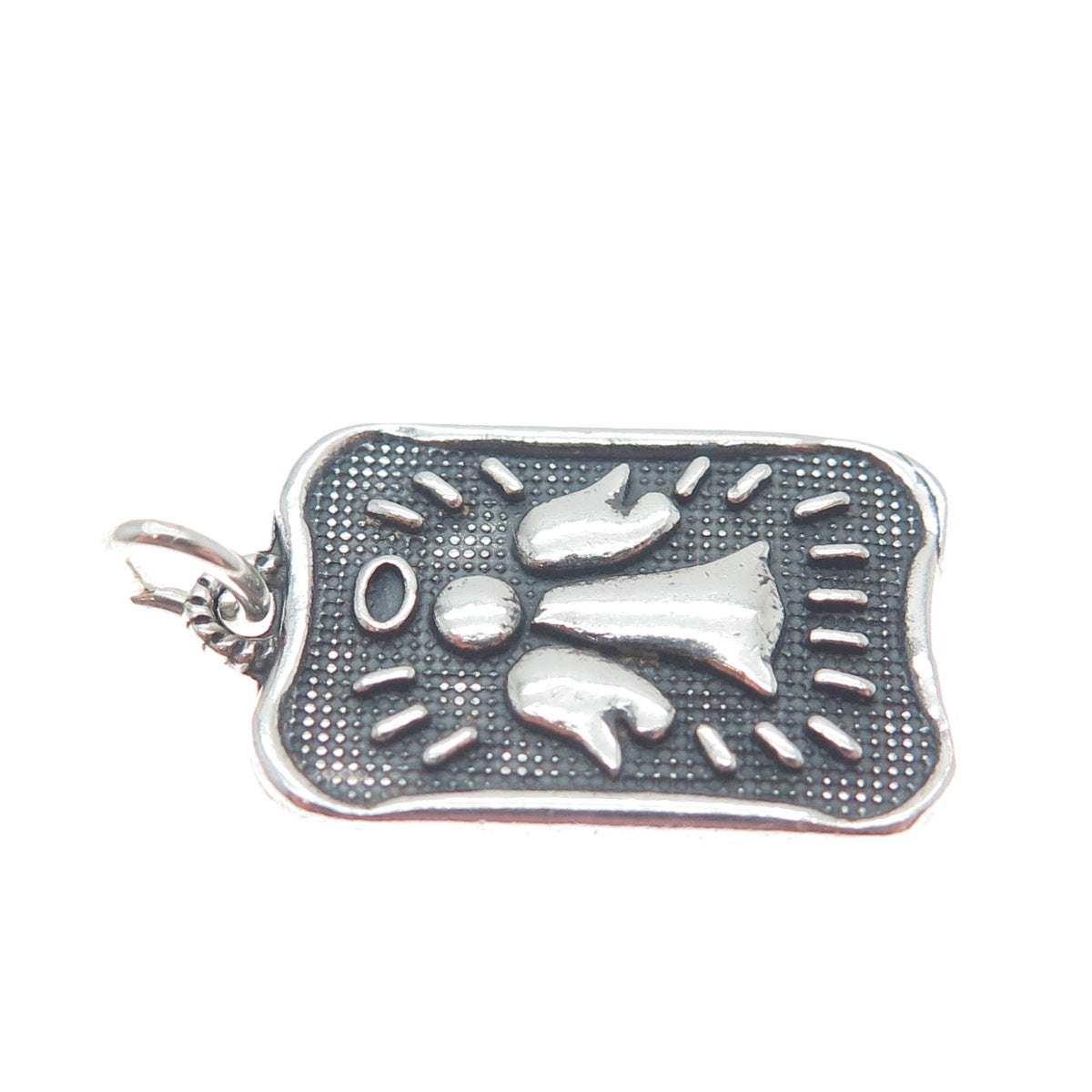 DAWN VERTREES Sterling Vintage Friends Are Kisses Blown to Us by Angels Pendant